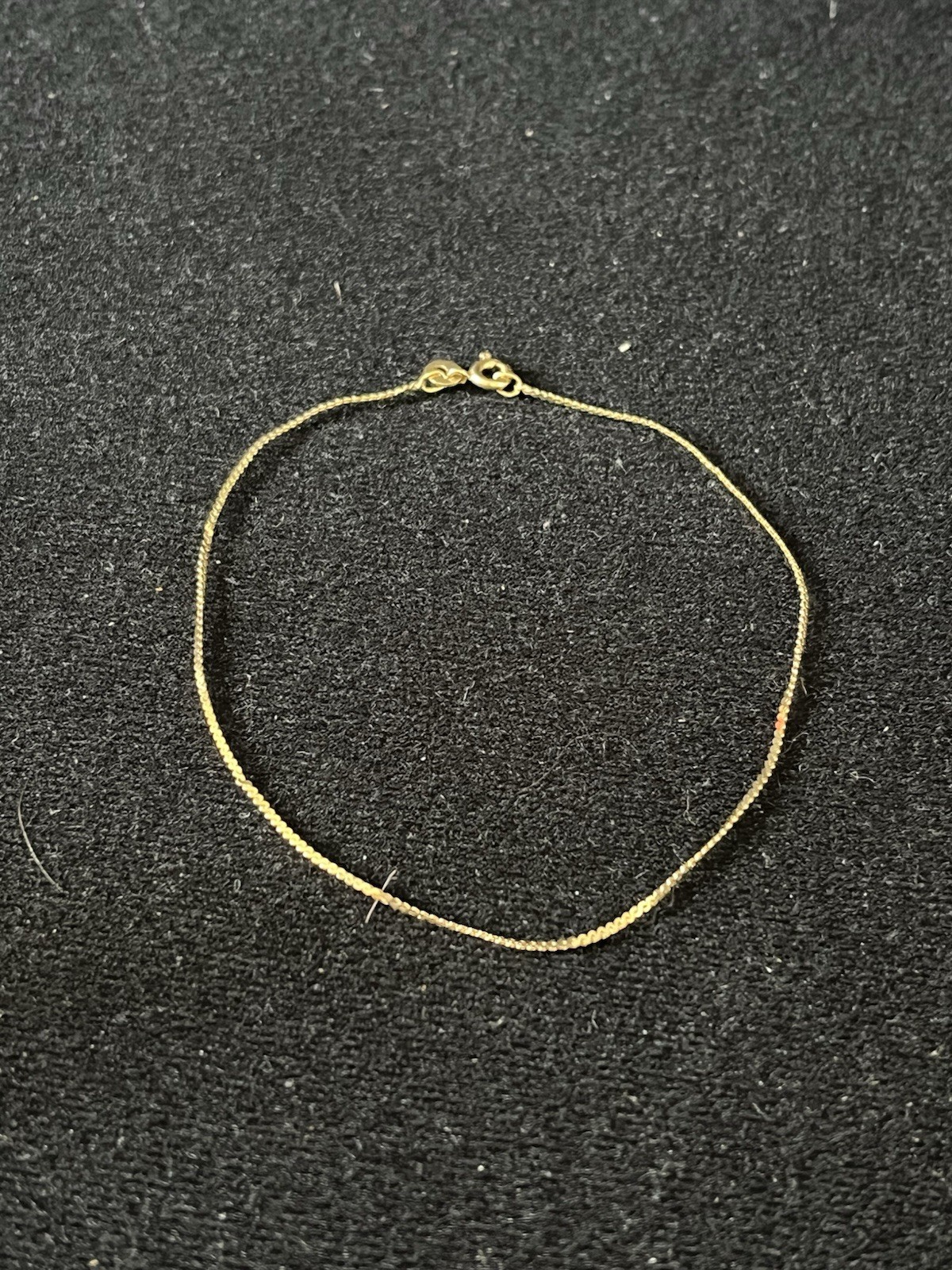 Vintage Italian Gold 1 Gm 14k Bracelet Serpentine Link 9"