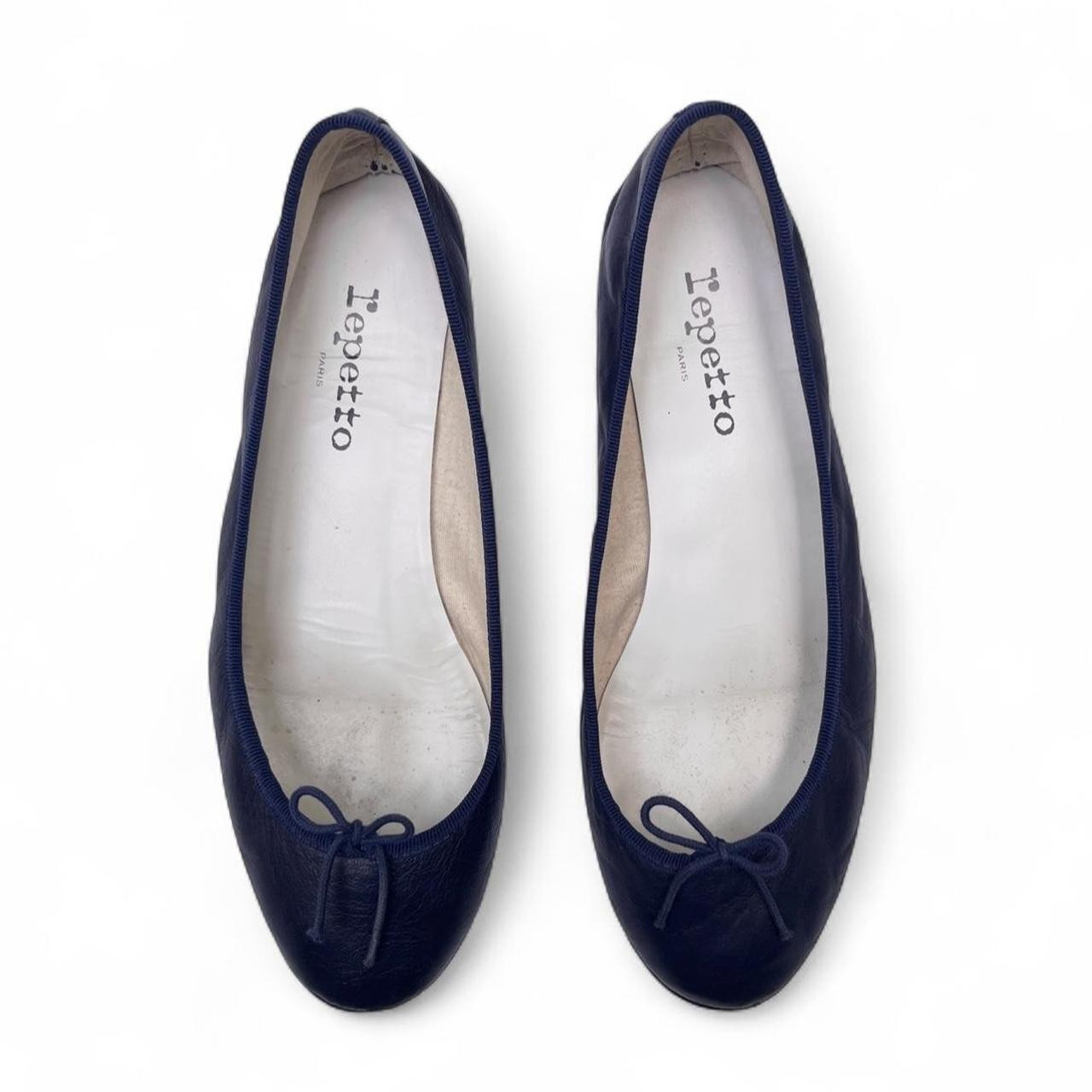 Repetto Cendrillon Leather Ballet Flats in "Classique" - Size 41 EU/10 US