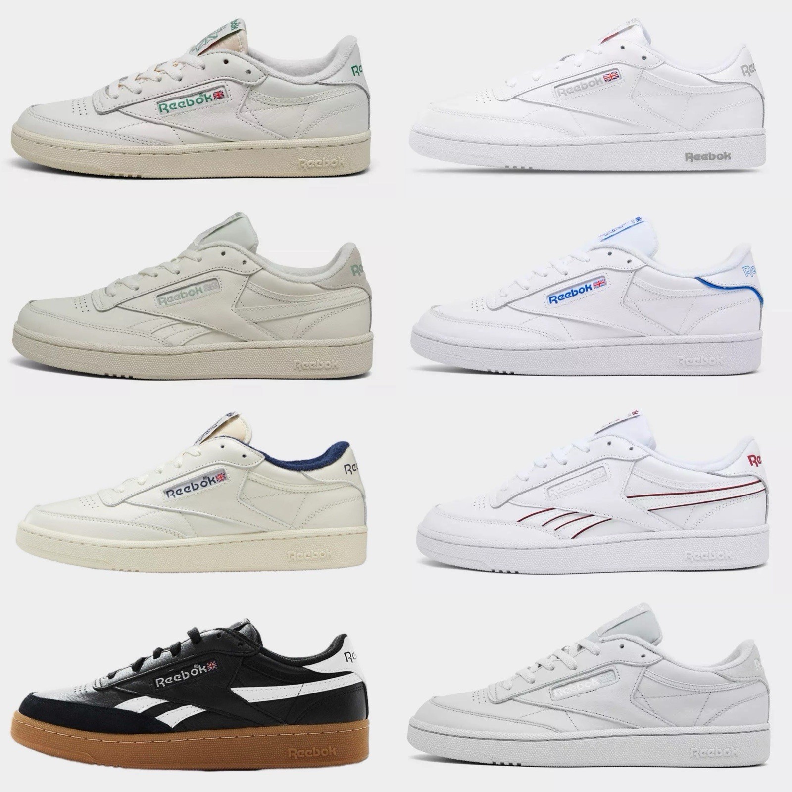 Reebok Club C 85/C 85 Vintage Men Size 8-13 New Tennis Trainer Sneakers