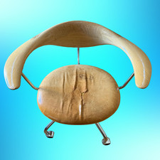 Hans J Wegner 2004 Swival Chair Needs Some Love but Great Bones - SOLD AS IS