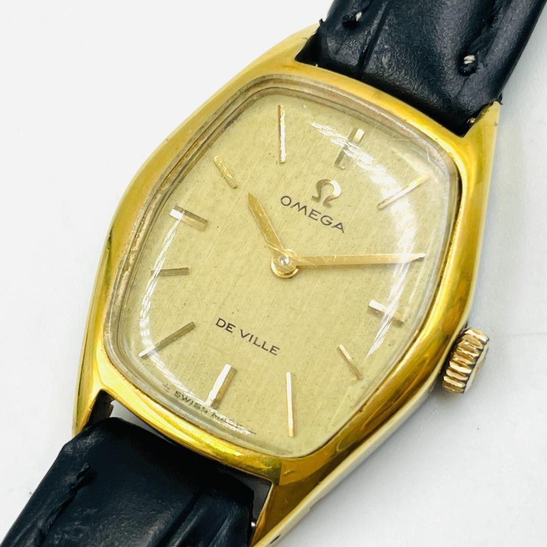 Vintage 1979 OMEGA De Ville Manual Wind Gold 22.5mm Watch