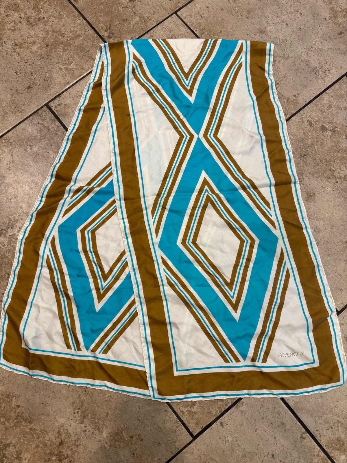 Givenchy Vintage Designer Scarf Unisex Multicolor