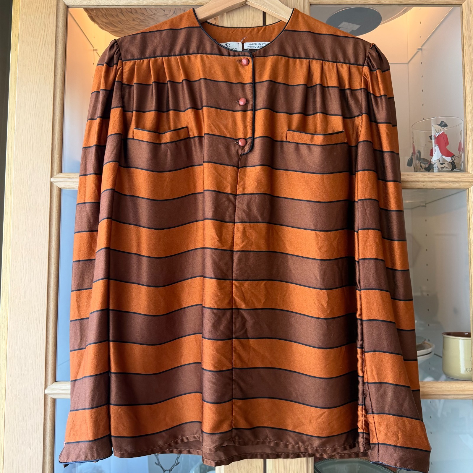 Valentino Vintage 1980's Silk Blouse Size 6 XS/S? Luxury Ready-to-Wear