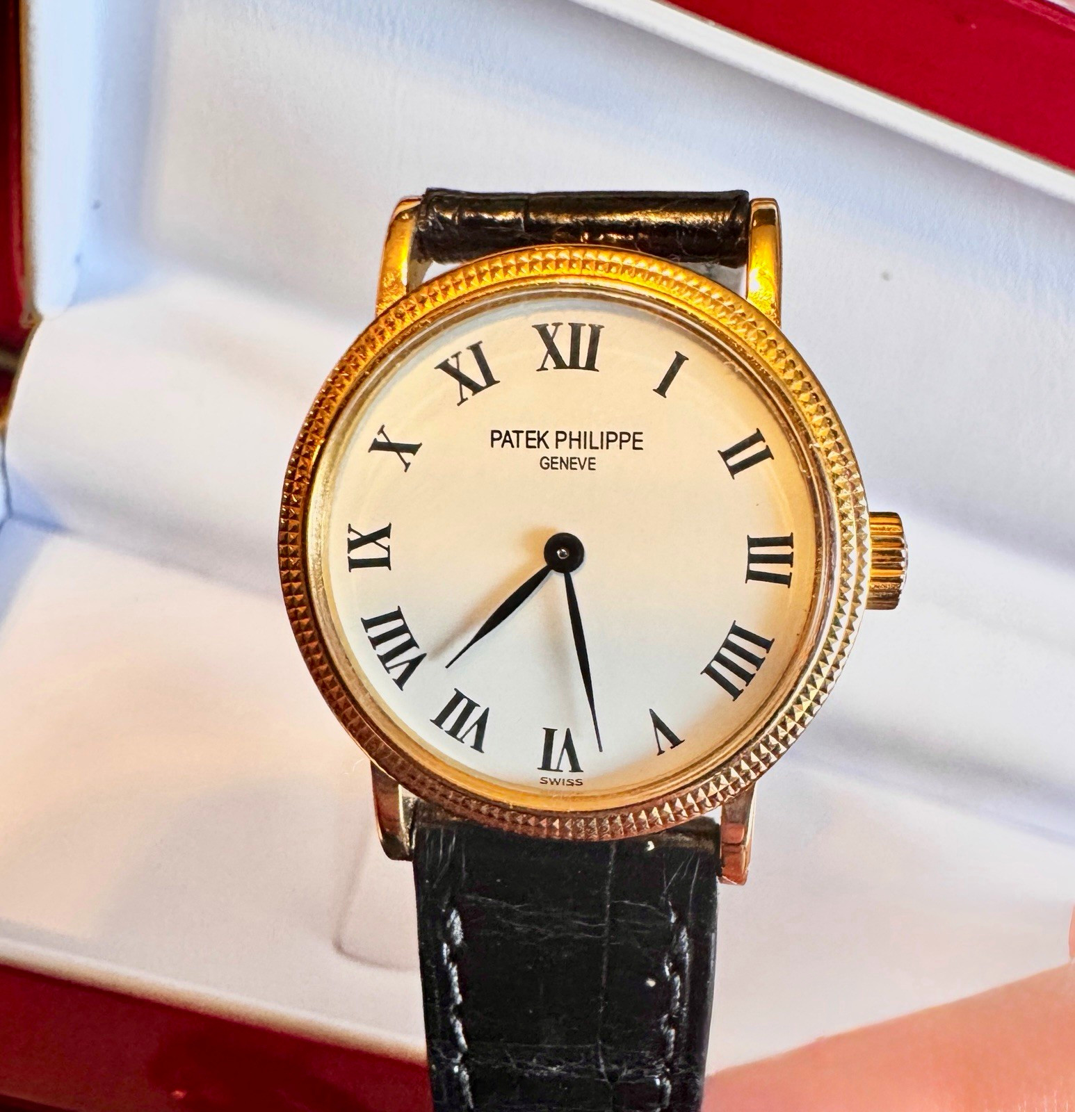 1999 Vintage Patek Philippe Calatrava 18k Yellow Gold 25mm