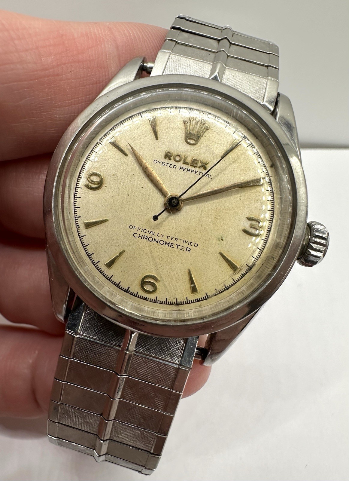 ROLEX OYSTER PERPETUAL 6284 Mens 34mm A260 Vintage Watch Circa 1950s No Reserve!