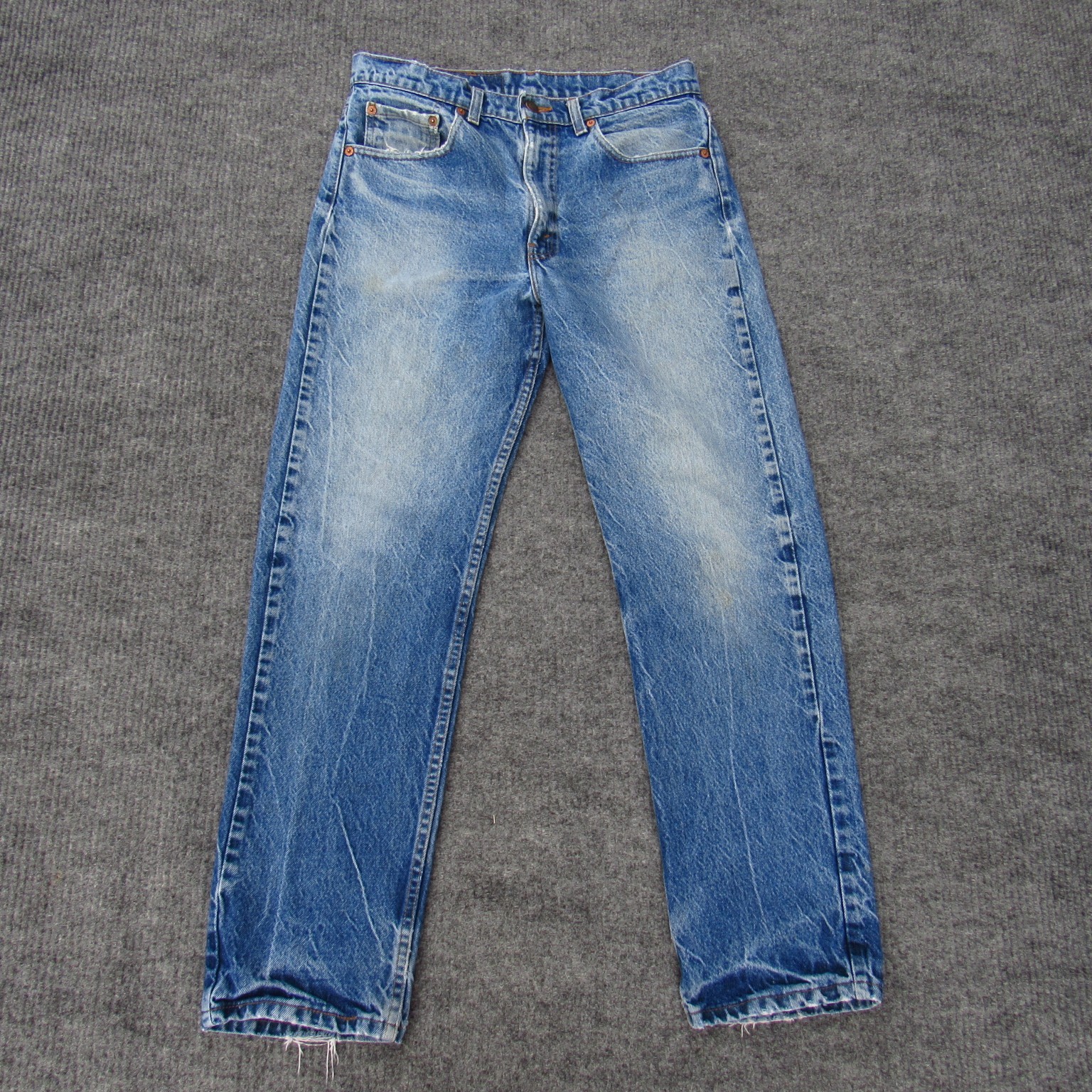 Vintage Levi's 505 Regular Fit Men's Jeans Tag 33x30 (32x30) USA 1990
