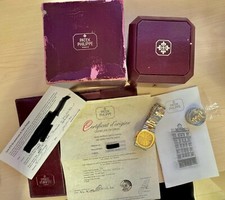MINT VINTAGE Patek Philippe Nautilus 3800/001 2 tone w/ original box/papers