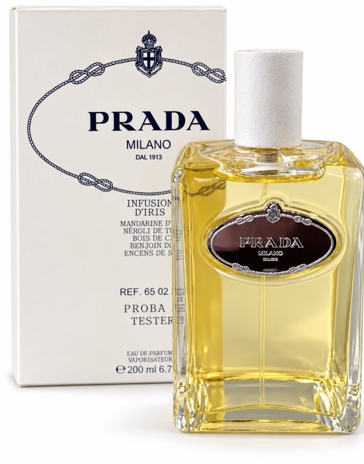 Prada Infusion d’Iris EDP 200ml 6.7oz Vintage Clear Bottle w/ Box Rare Puig