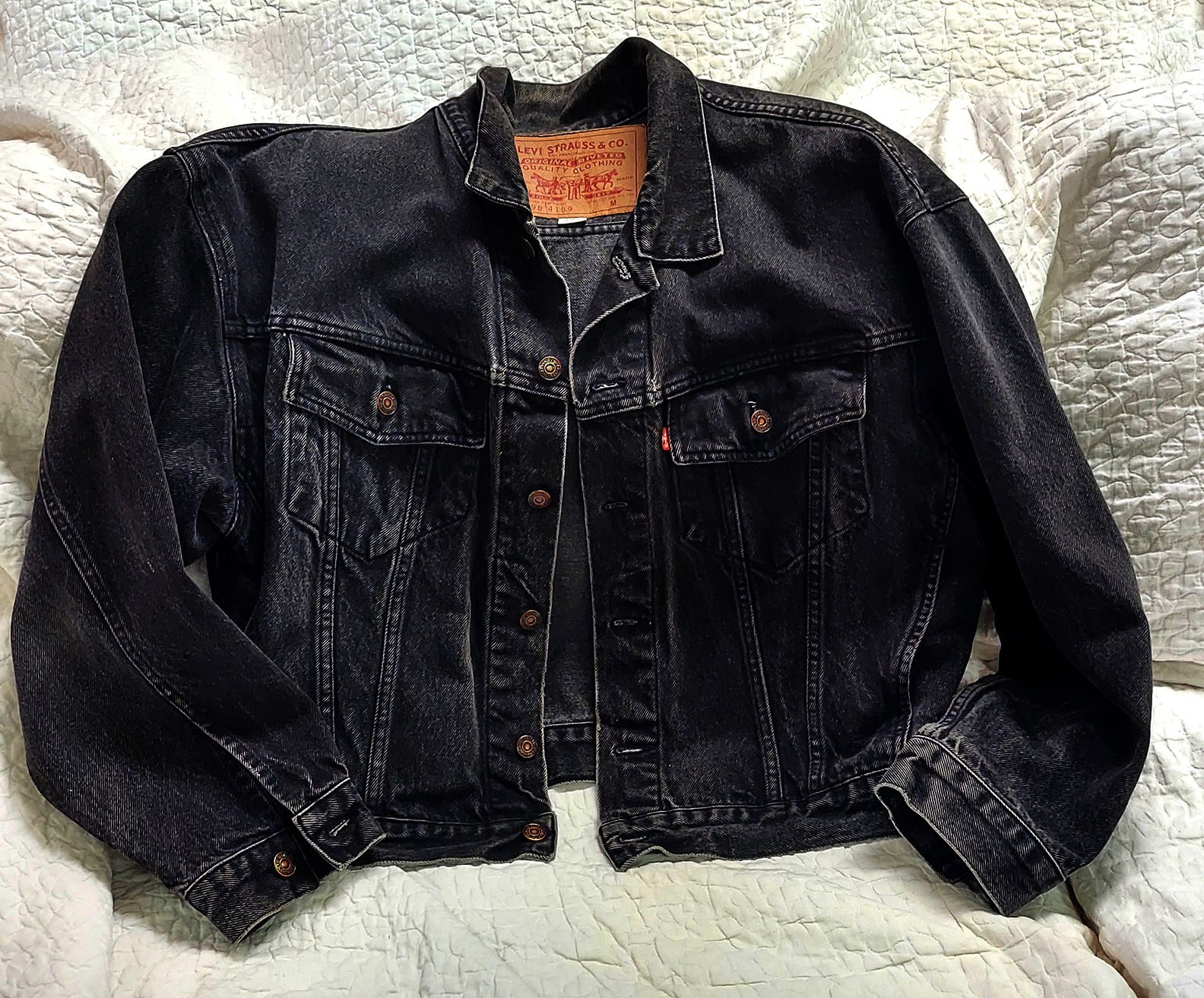 Levi's Black Denim Jacket  vintage