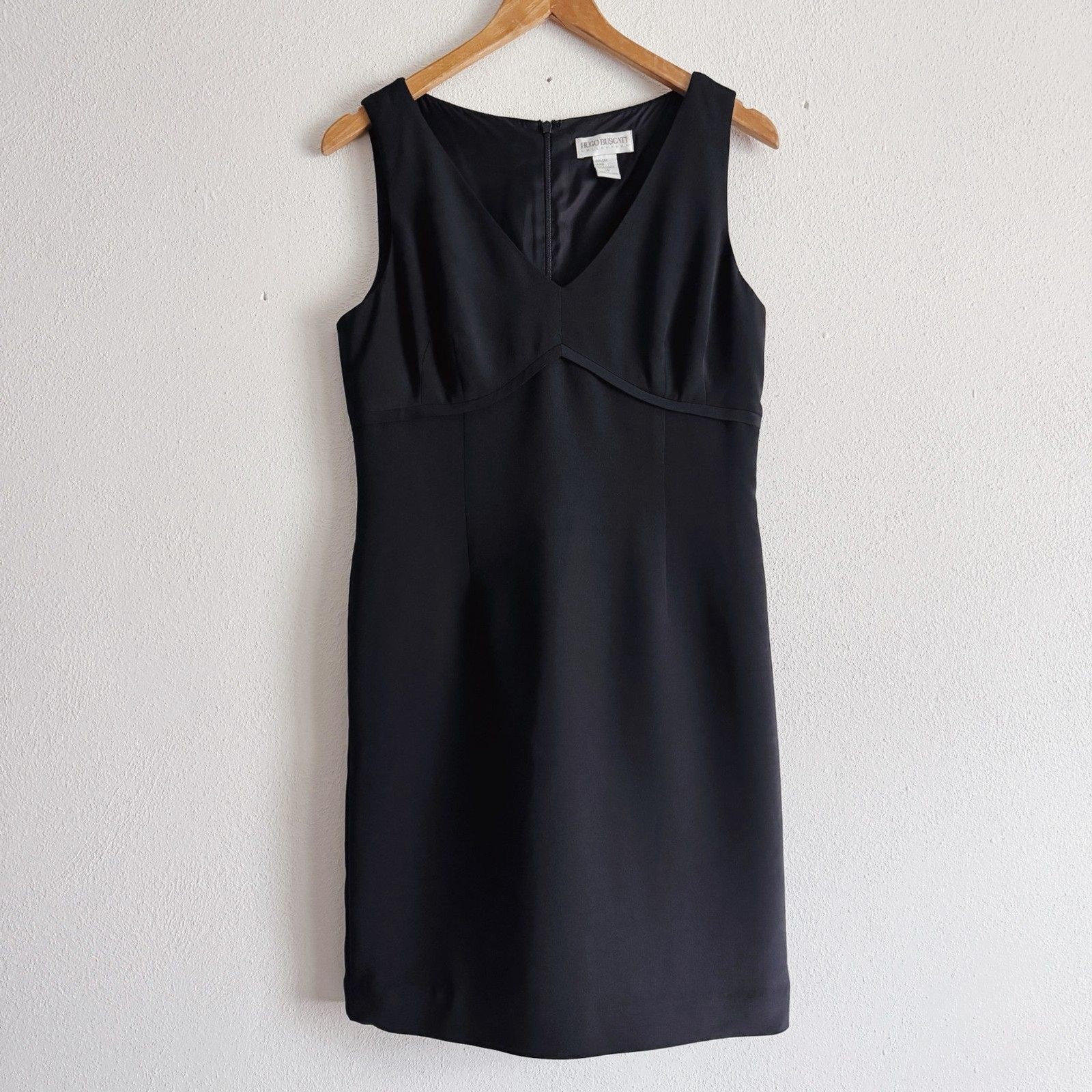 90s/y2k vintage silk little black dress