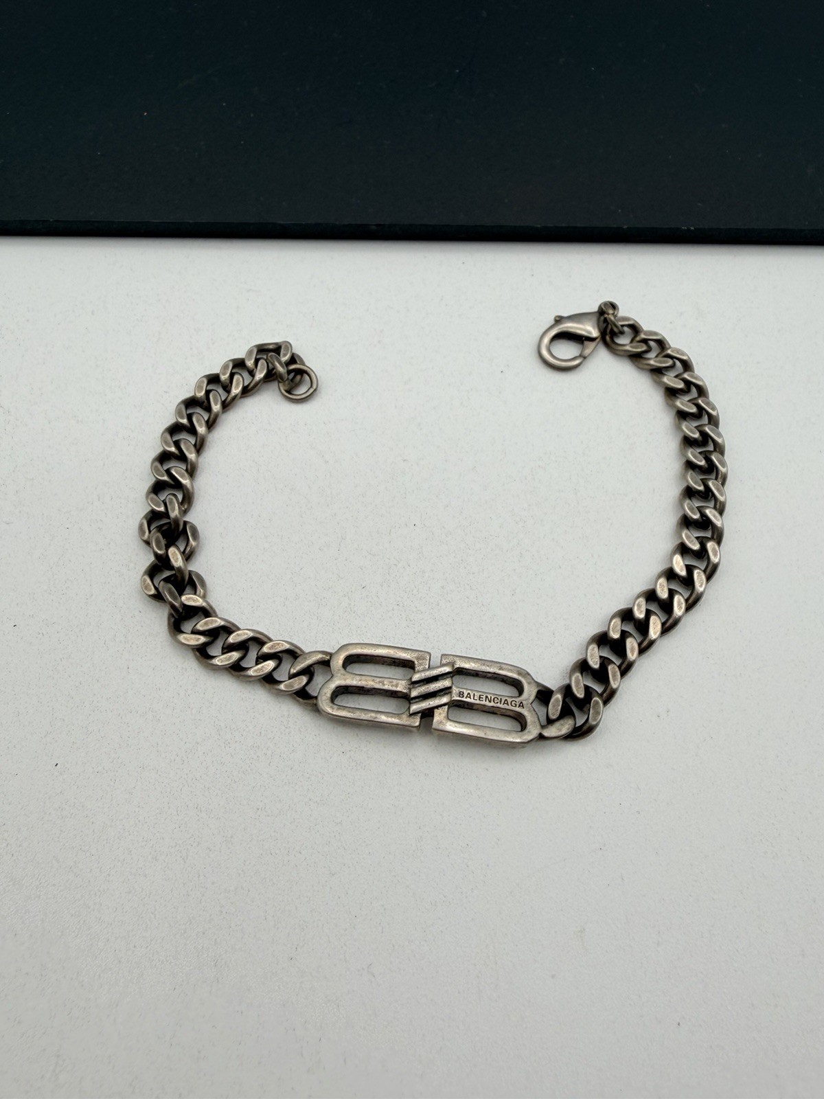 BALENCIAGA BB ICON GOURMETTE BRACELET Vintage