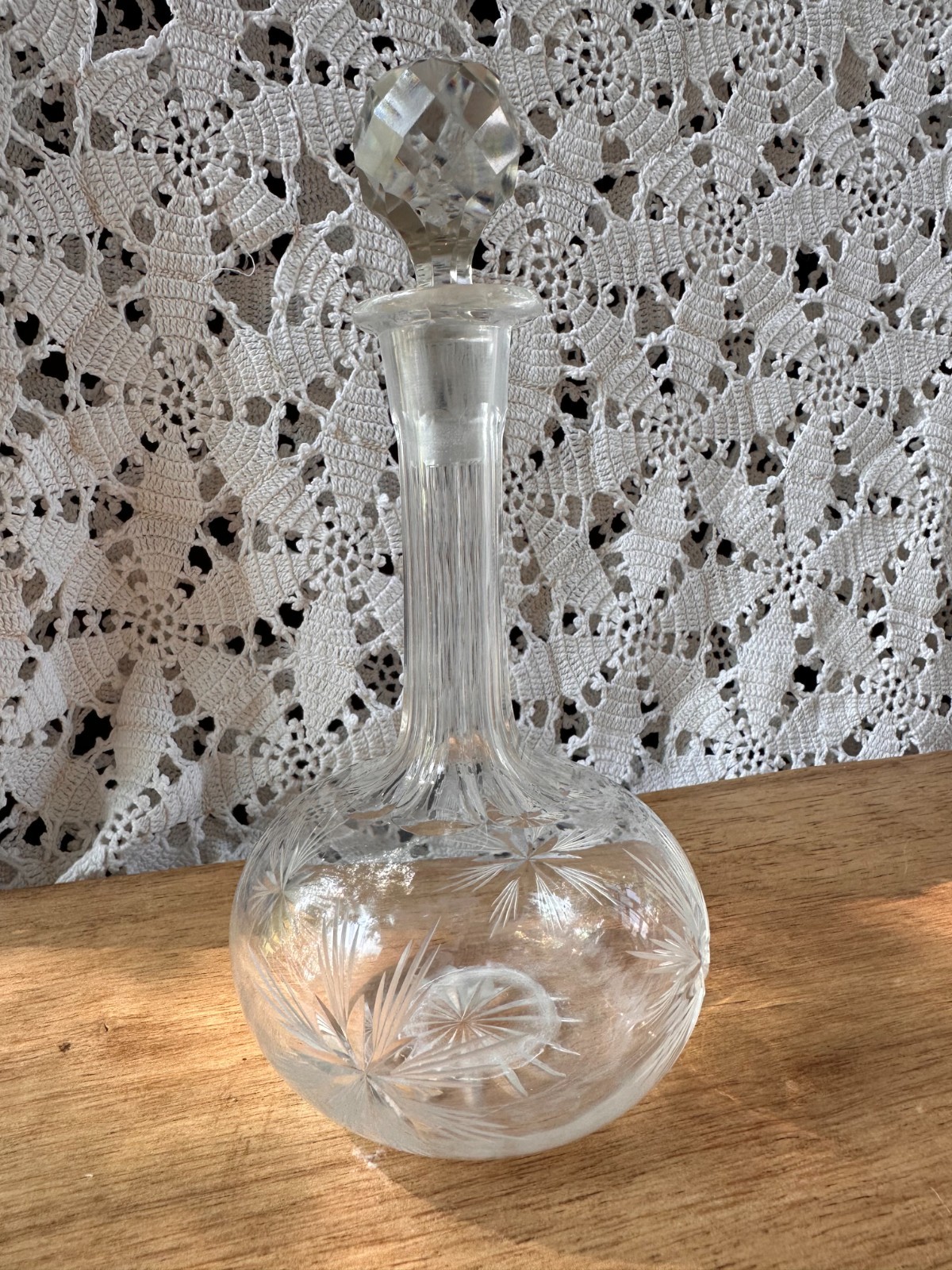 crystal decanter vintage