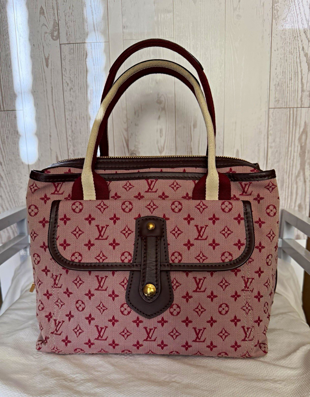 Louis Vuitton Monogram Mini Sac Mary Kate Cerise M92506 2005 Vintage w/ Tags