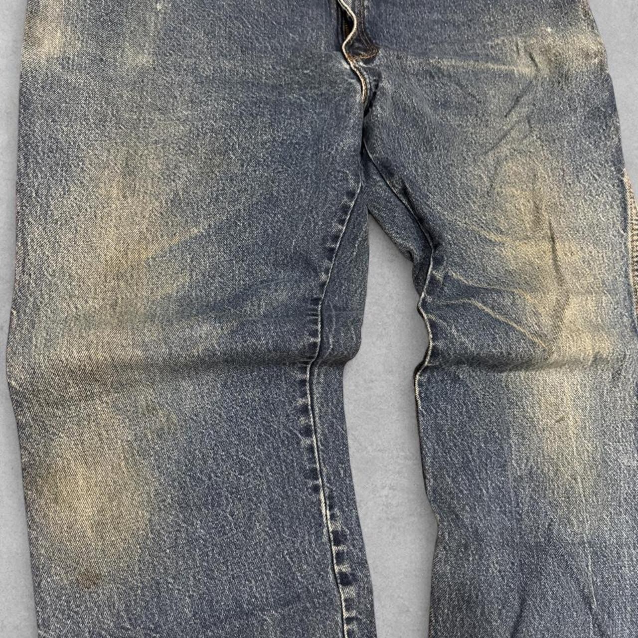 Vintage Levi's 550 Orange Tab Jeans Mens 36 Blue Denim Y2K