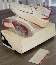 DEADSTOCK 1986 NIKE AIR JORDAN 2 ~ MADE IN ITALY ~ NEW, NEVER WORN, COMPLETE SET