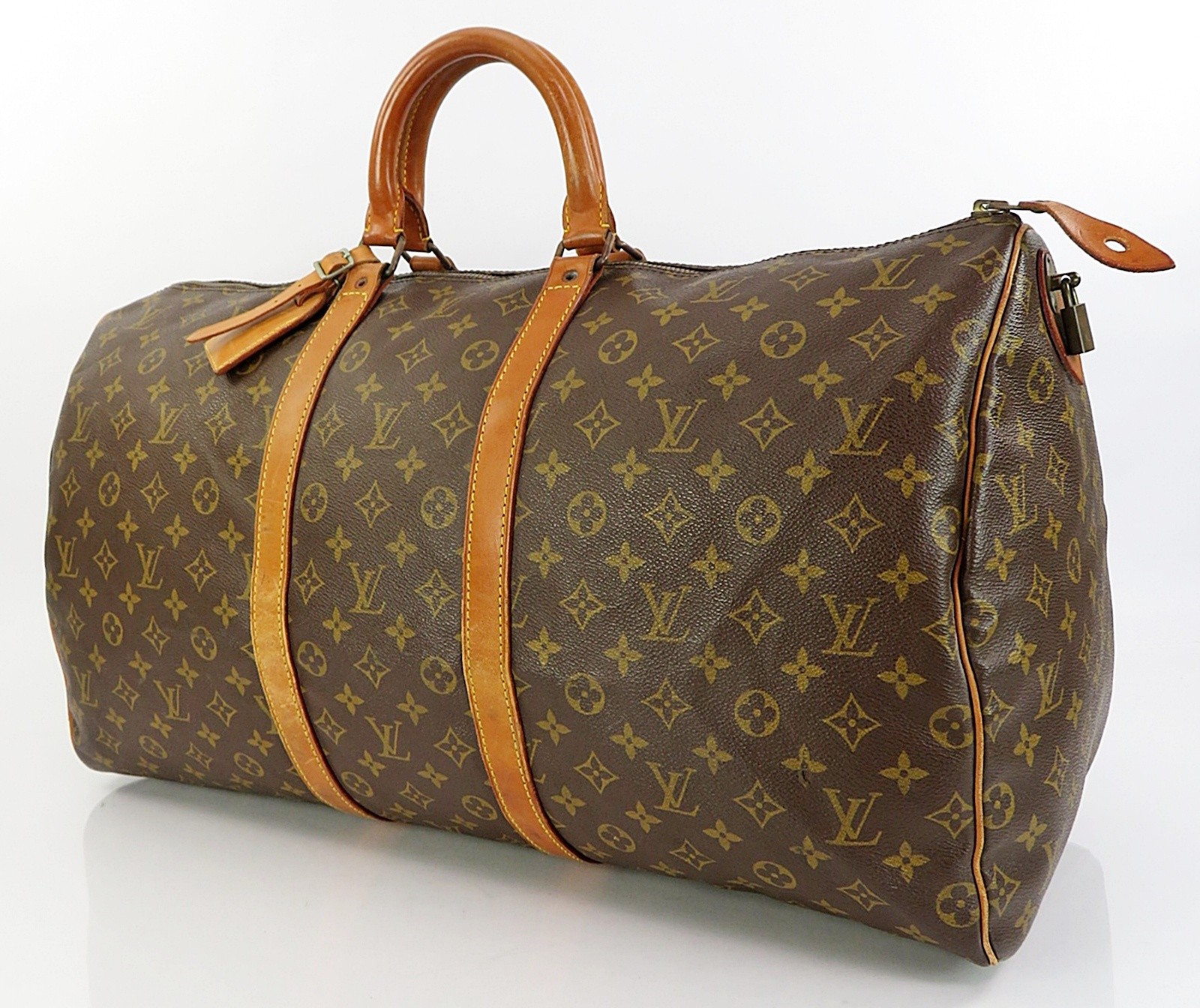 Authentic Vintage LOUIS VUITTON Keepall 55 Monogram Canvas Duffel Bag #65016