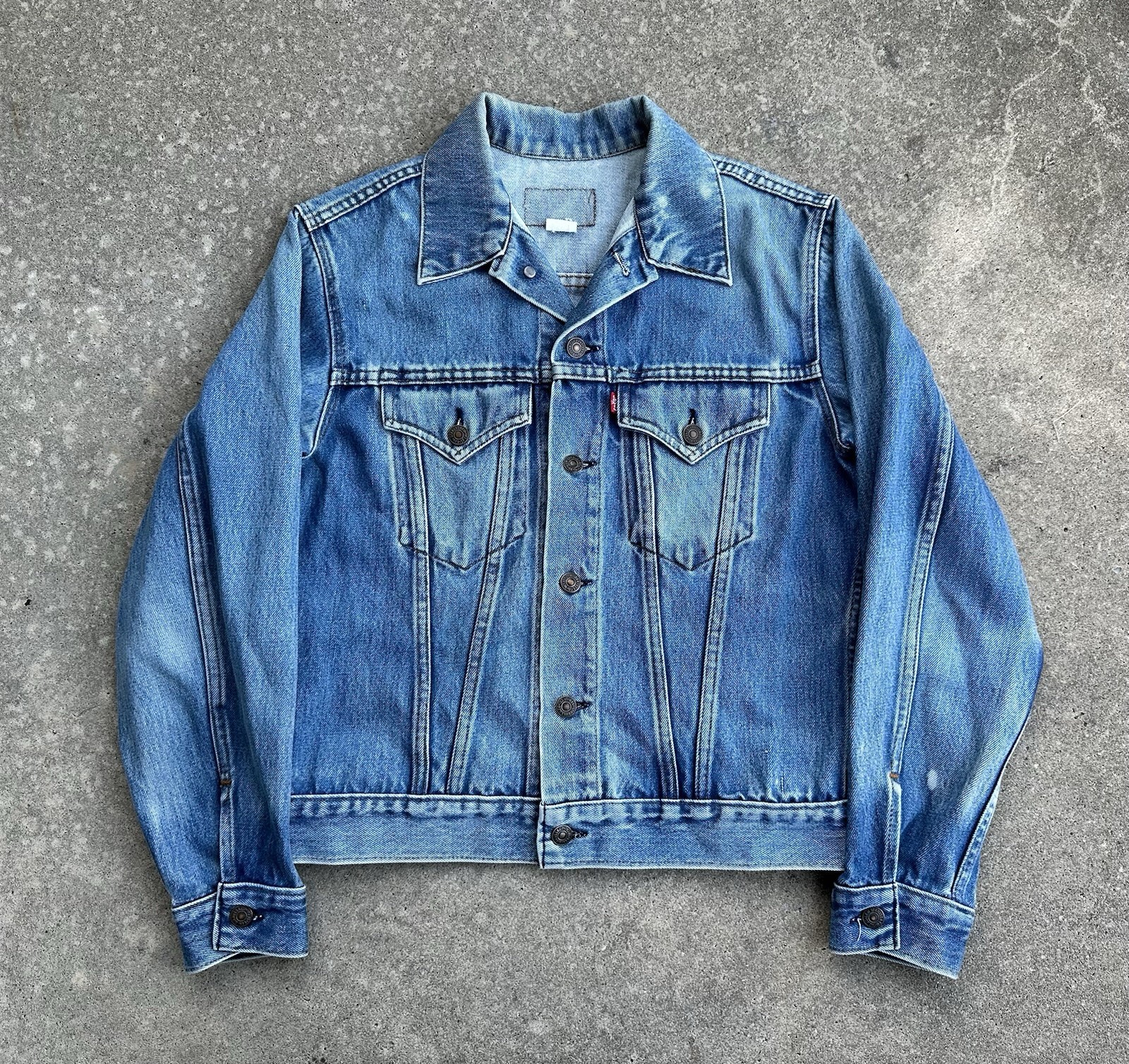Vintage 70s Levi’s Denim Trucker Jacket Type 3 71205 USA Size 40