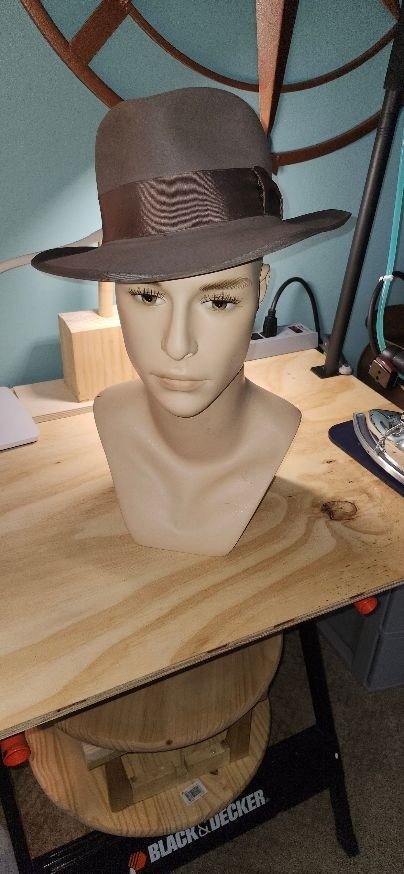 1940s Barclay Fedora size 7 1/8