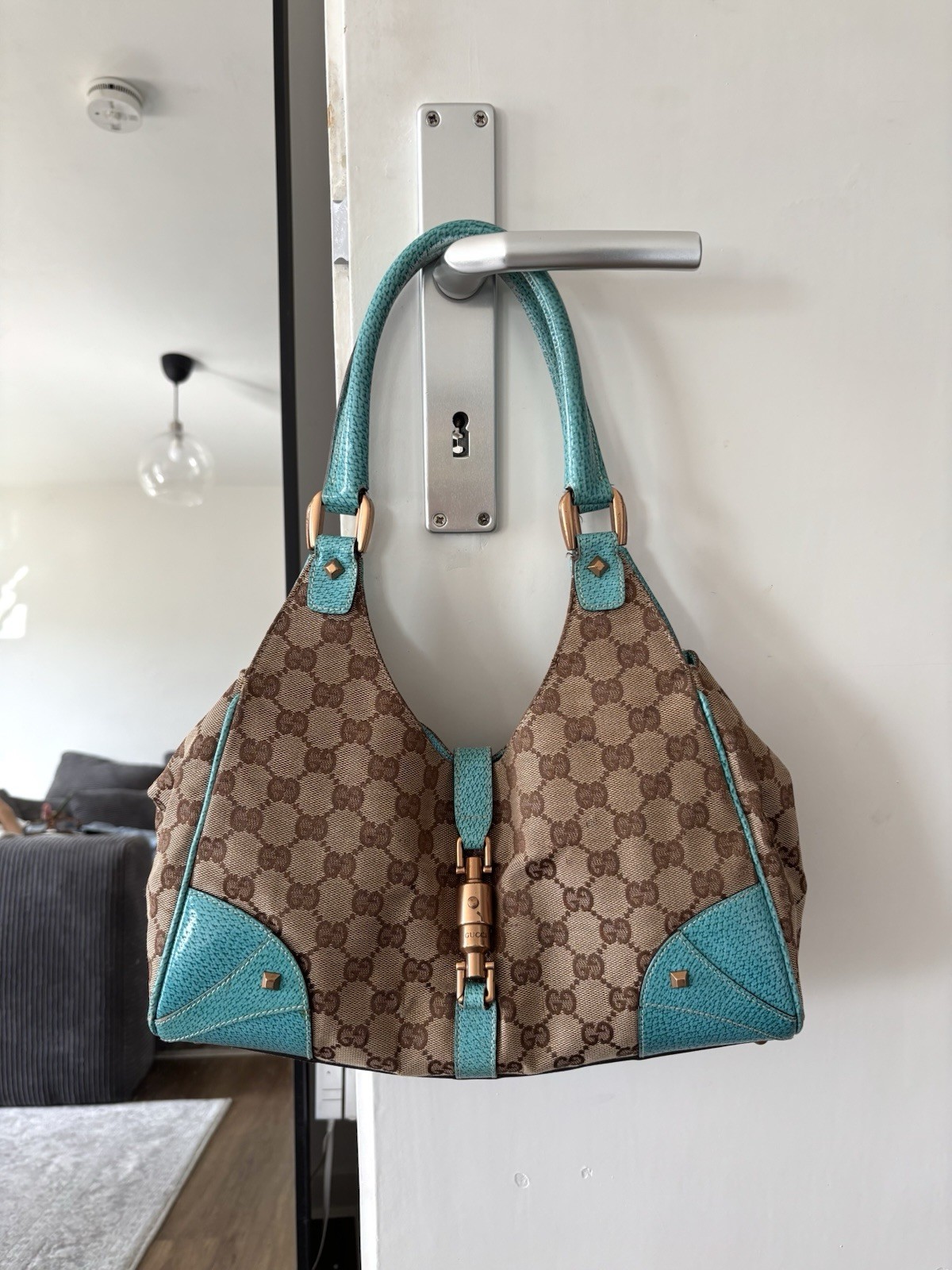 Gucci Jackie Bag Vintage Shoulder Bag Canvas