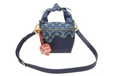 Louis Vuitton NIGO Japanese Cruiser Bag M45970 Monogram Denim Handbag Women 99