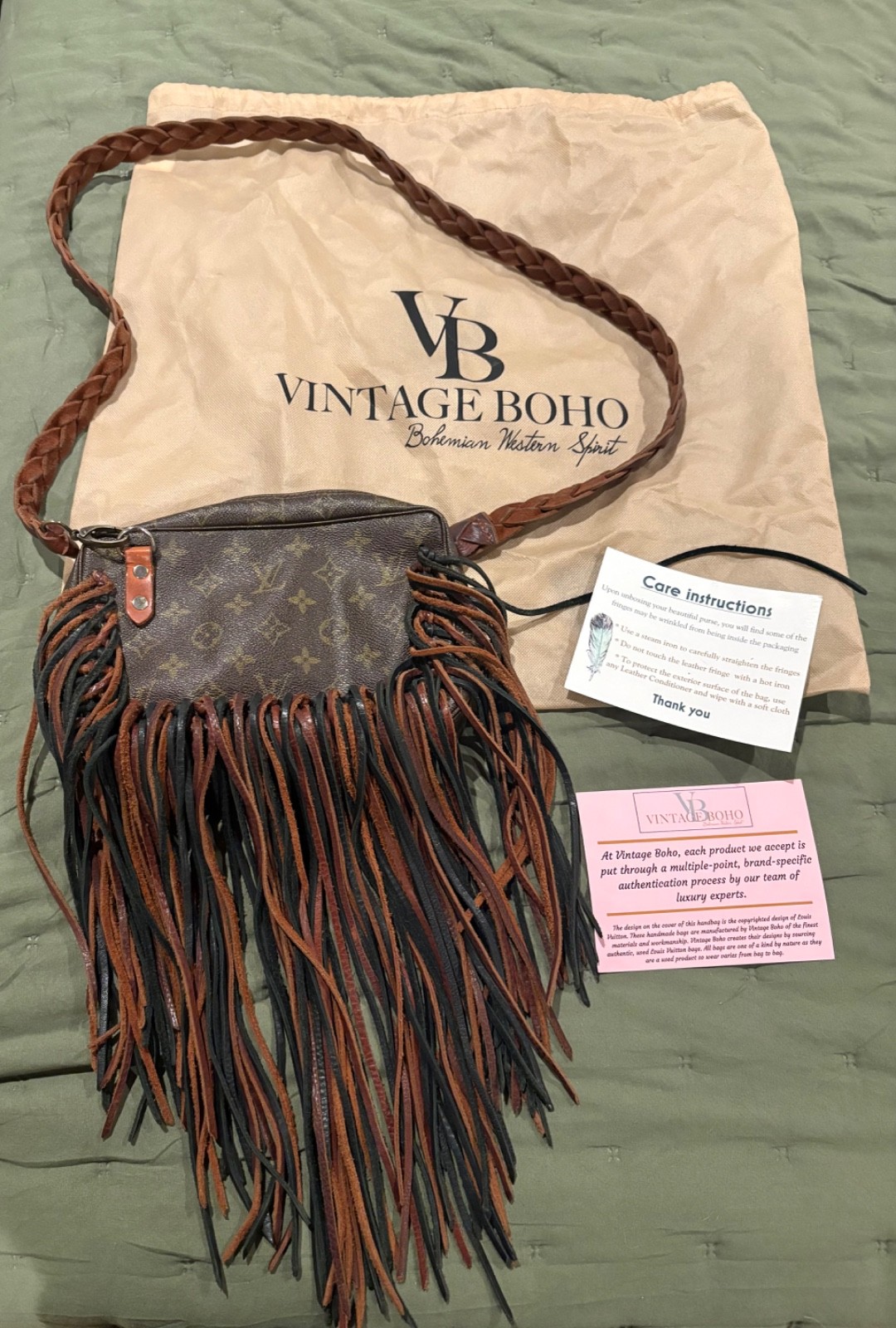 vintage boho louis vuitton bag