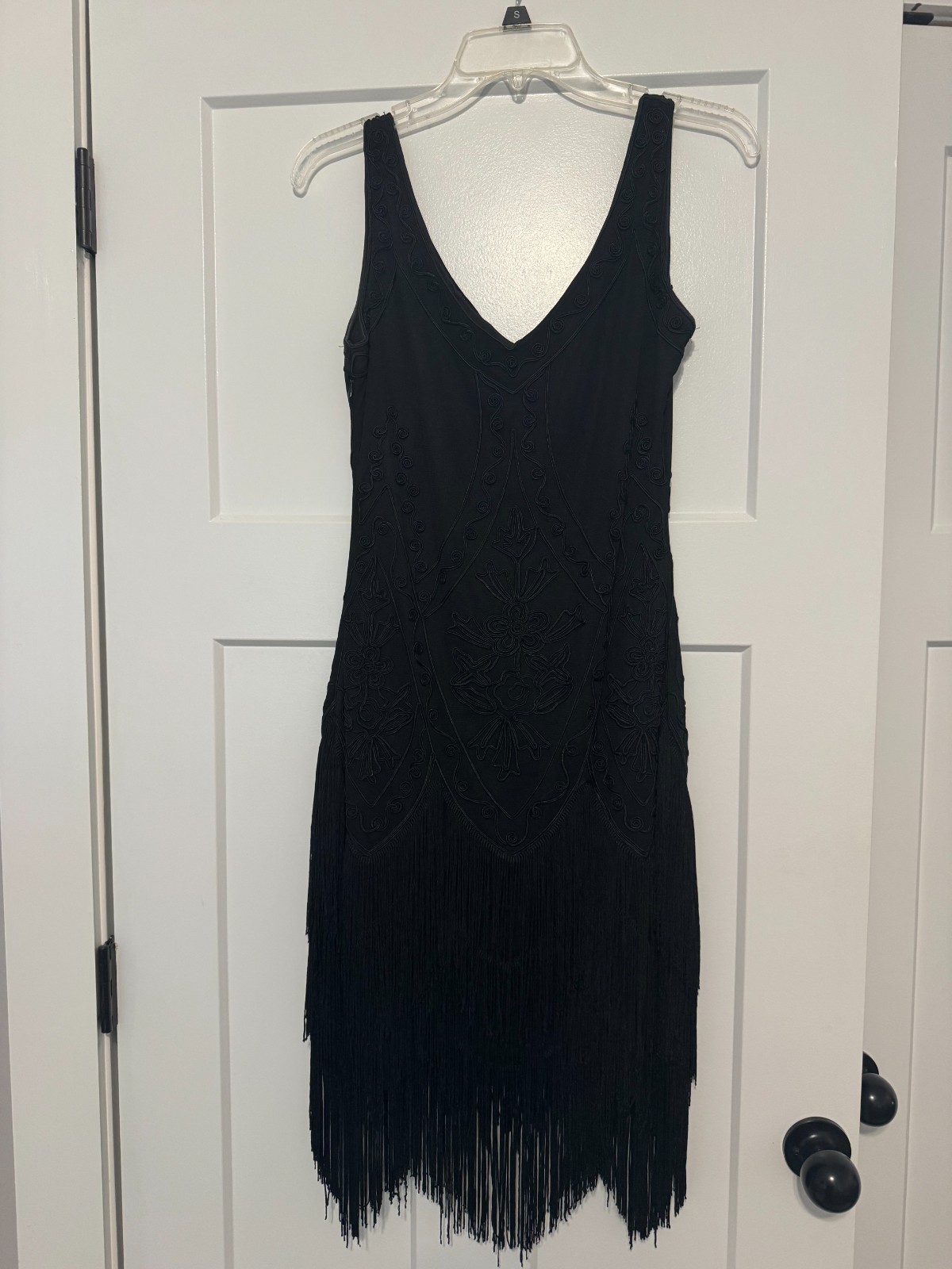 Black 1920's Flapper Dress