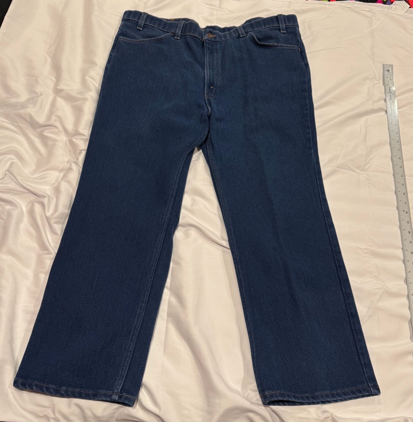 Vintage 90’s orange tab Levi's 530 Denim Action Jeans Dark 1995 baggy
