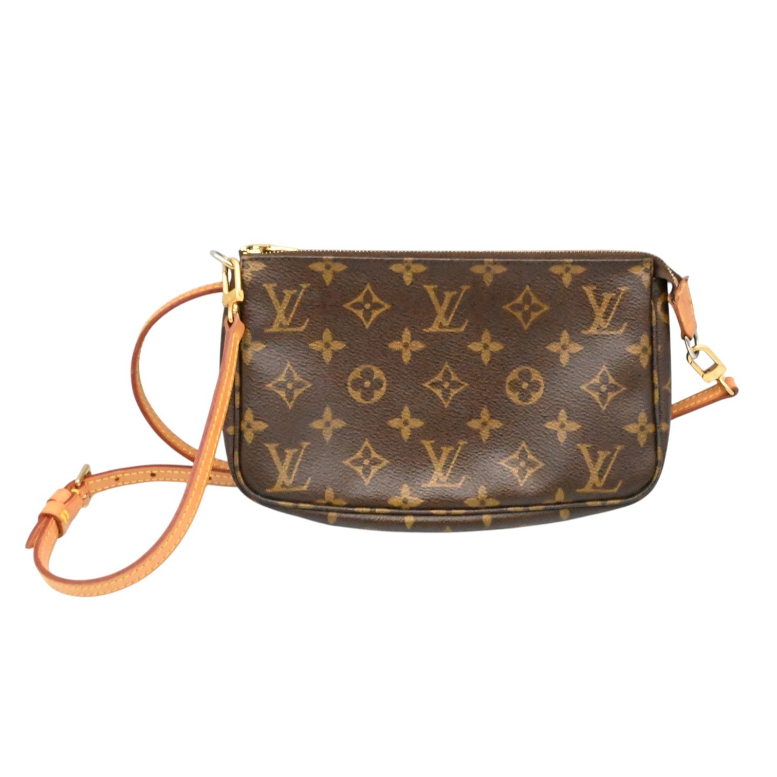 VINTAGE DESIGNER LOUIS VUITTON MONOGRAM POCHETTE CROSSBODY BAG