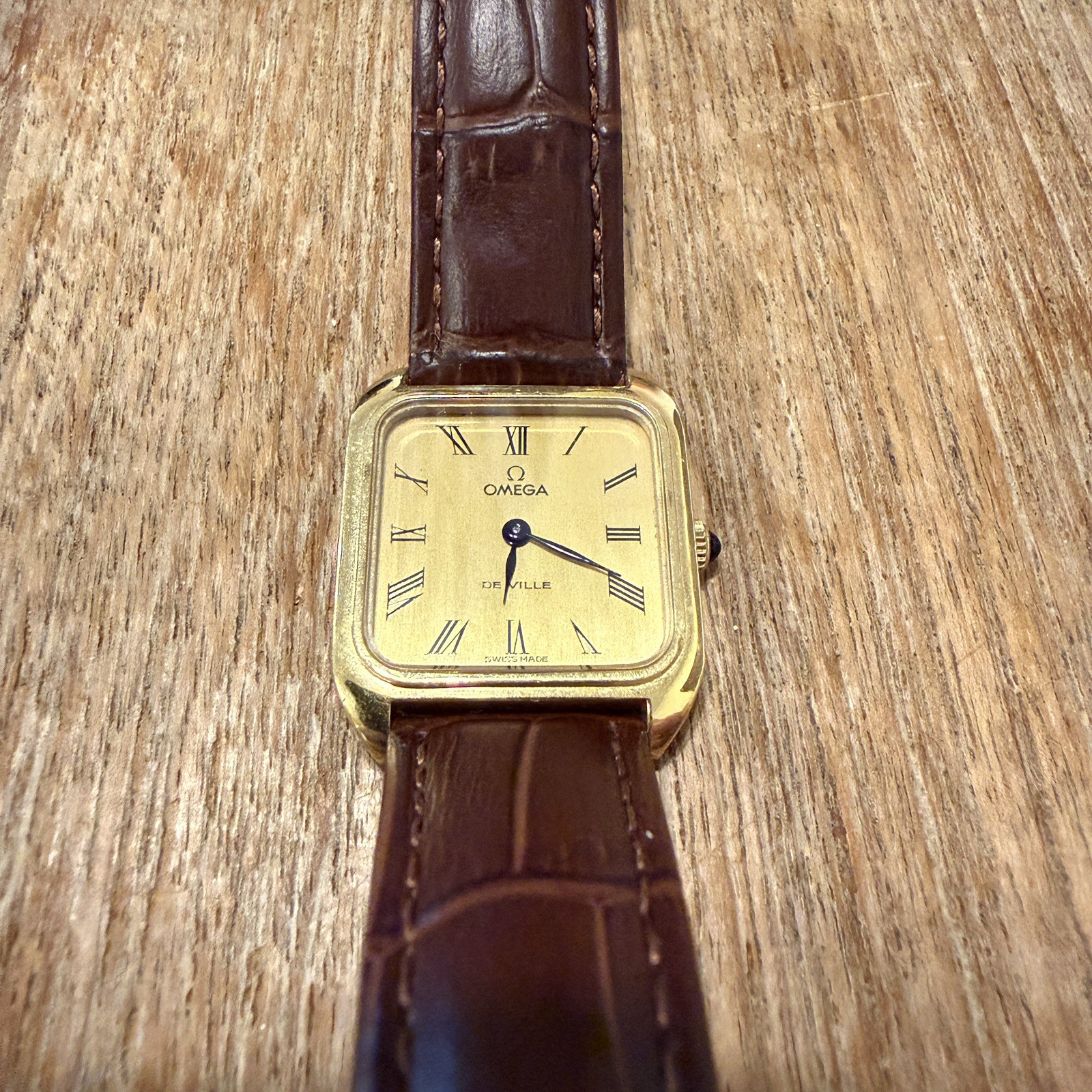[Near MINT] Vintage 1975 OMEGA De Ville Cal.625 Hand Winding Roman Women's Watch