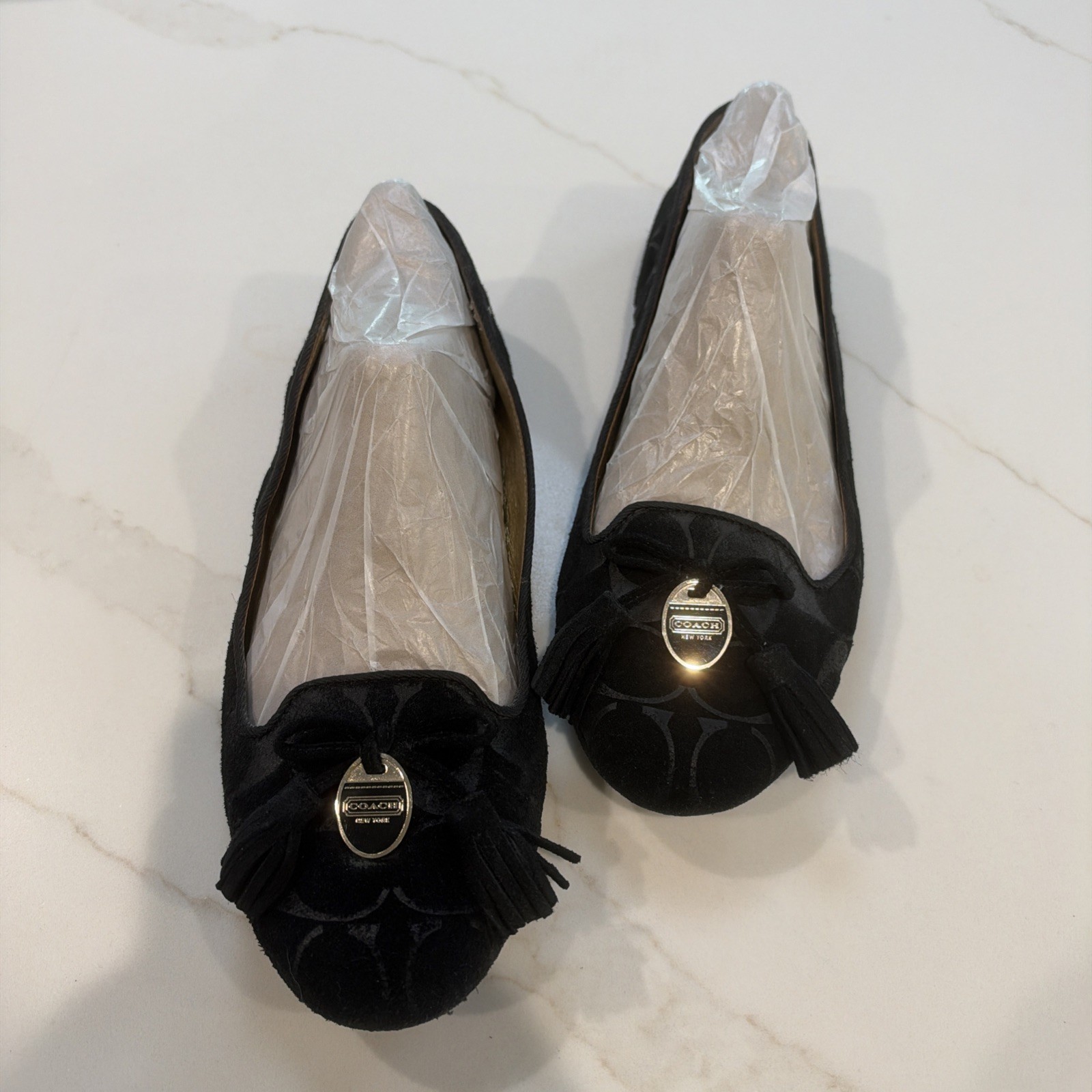 Vintage Coach Dahlila Ballet Flats Size 8