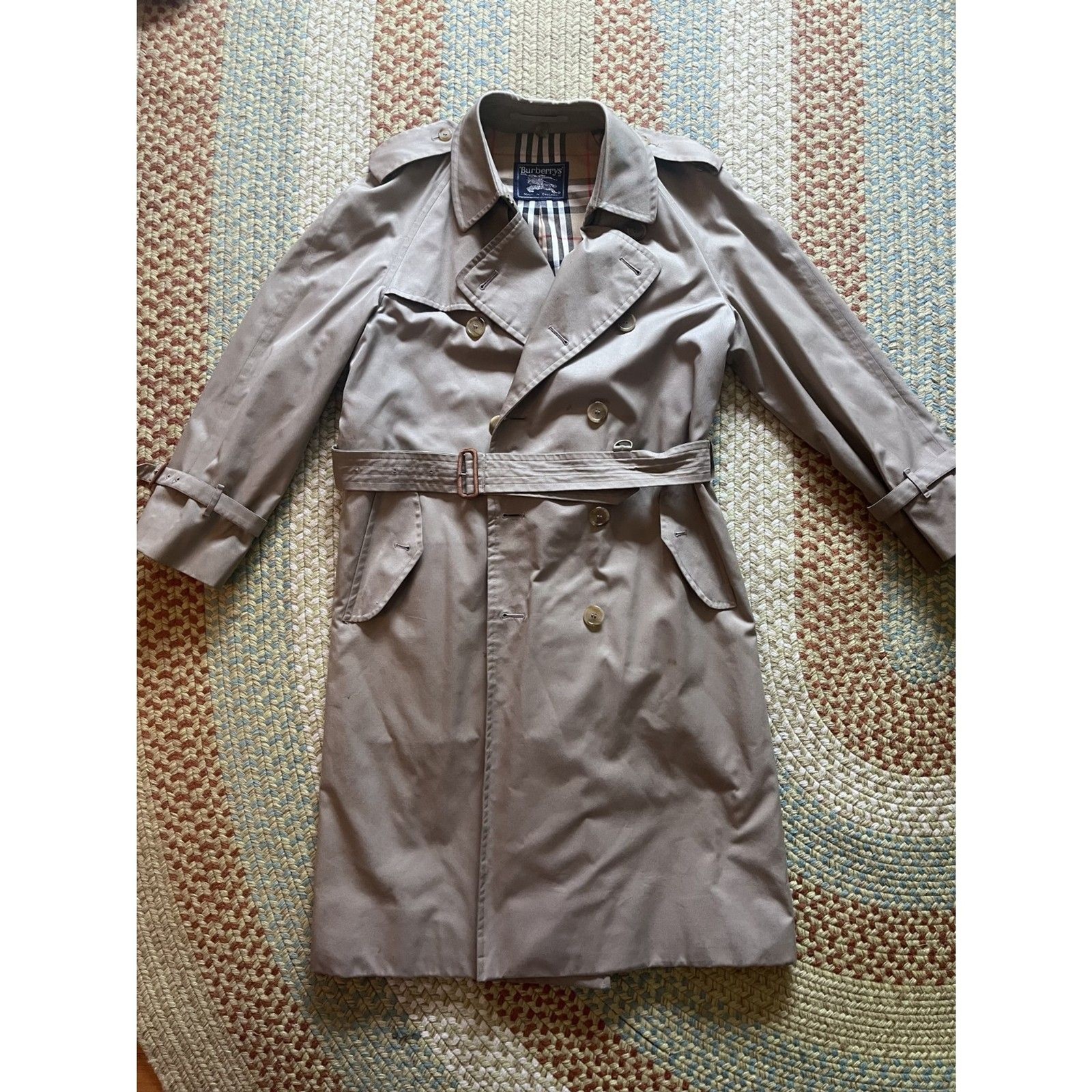Vintage Burberry Trench Coat - 38/40R Heritage Made in England
