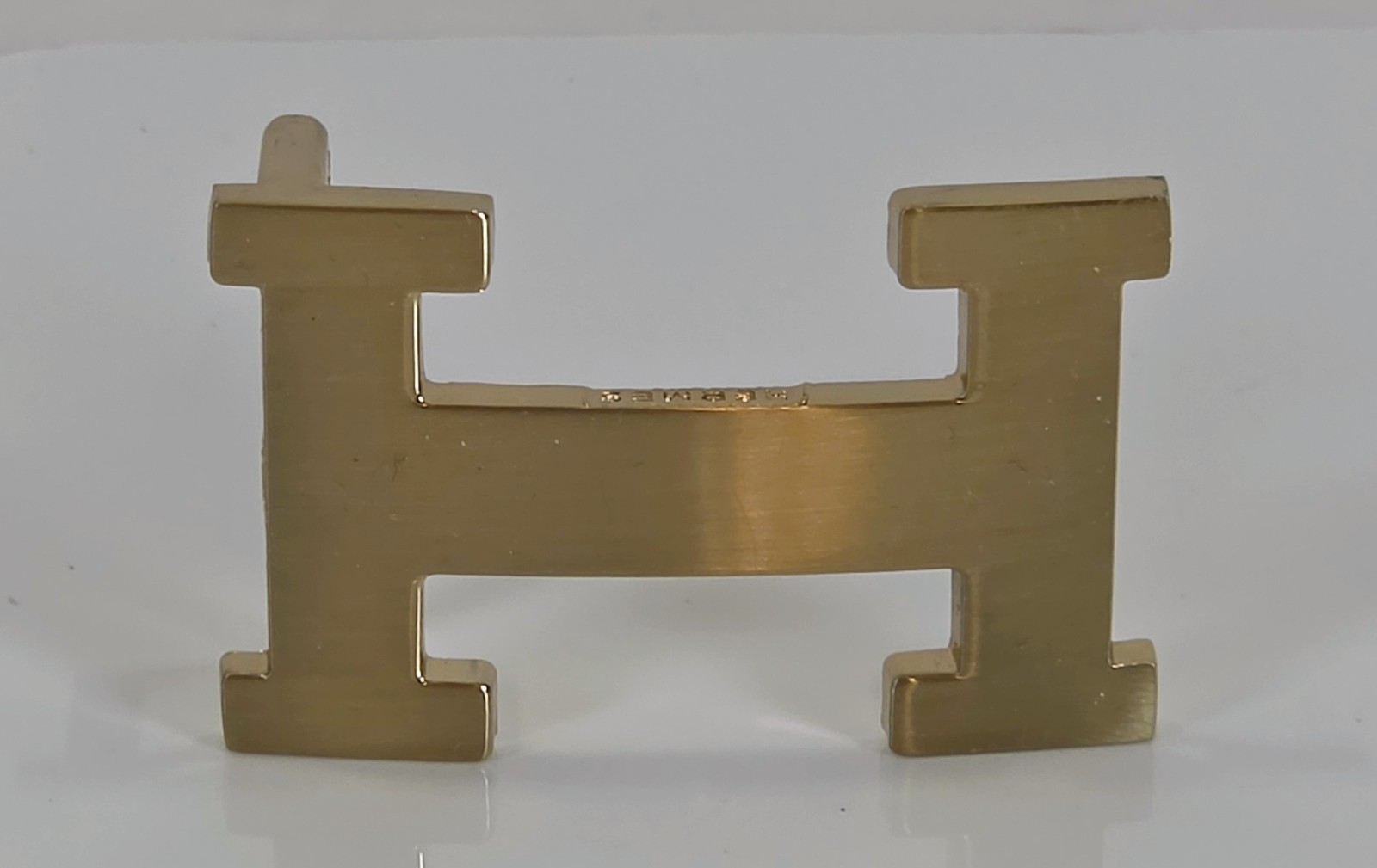 Authentic Vintage HERMES Mini H Constance Belt Buckle 24mm Gold Plated Hardware