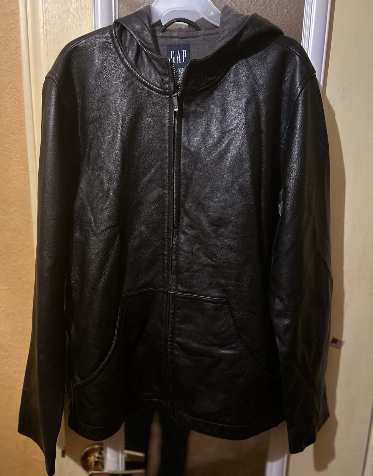 Vintage Y2K Old Gap Lamb Nappa Leather Jacket - Size S