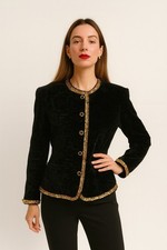 Chanel vintage velvet blazer , Chanel rare vintage jacket