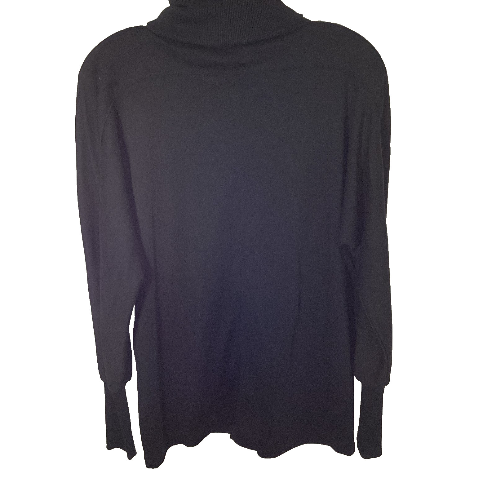 Vintage Casual Corner Black Turtleneck Sweater, size Large