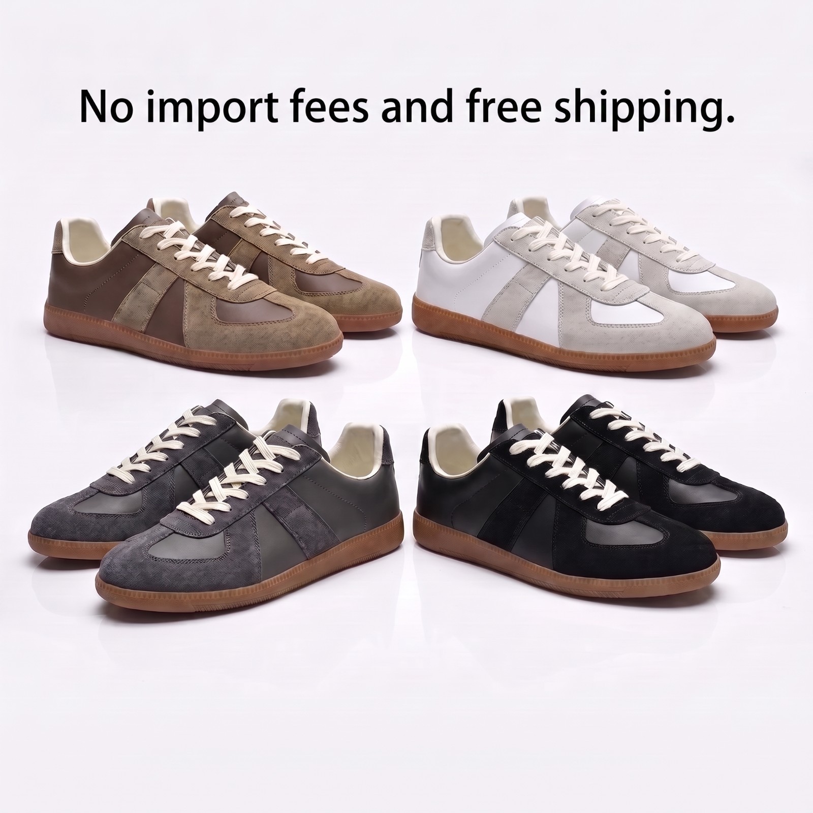 German Army Trainers Men Leather Suede GAT Sneakers Casual Vintage Shoes NEW