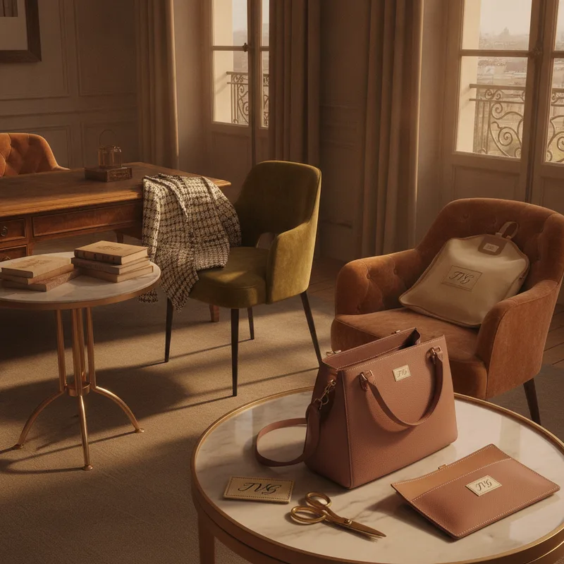 Chanel in elegant apartment boutique